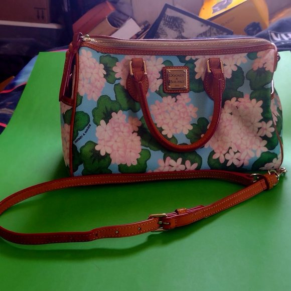 Dooney & Bourke Handbags - Dooney & Bourke Flower Satchel/Crossbody Bag